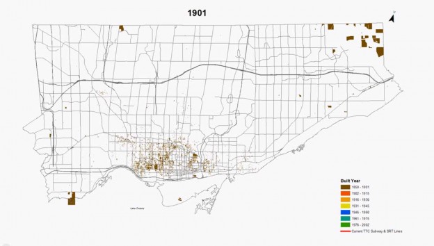 Maps of the urban growth of the City of Toronto (Feb 2014) | Toronto ...